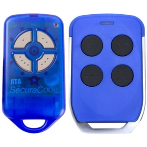 Auto Openers AOTX4v2 PTX-4 PTX4 SecuraCode Replacement RMCTR Blue Remote Control - Picture 1 of 10
