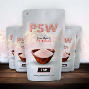 Kosher Salt, Himalayan Pink Edible Salt Sea Salt Fine Grain 5lb For Cooking - Picture 1 of 7