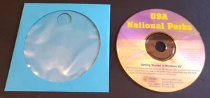 USA National Parks Version 3.2 Vintage CD-ROM for Windows 95 HTF PC Software - Picture 1 of 3