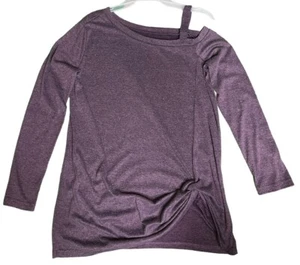 Off The Shoulder Sweater Purple Women's Size Large - Picture 1 of 3