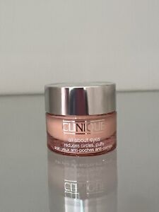 CLINIQUE All About Eyes Cream Reduces Circles & Puffiness .5 oz NWOB $38 Retail