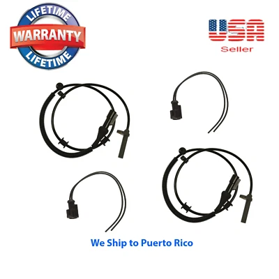 2 ABS Wheel Speed Sensor Front & 2 pigtail Fit: LOBO 04-2007  MARK LT 06-10 RWD  - Изображение 1 из 4