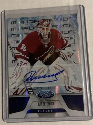 2011-12 Certified Mirror Blue Signatures 12/99 Ilya Bryzgalov Auto Autograph - Image 1 of 2