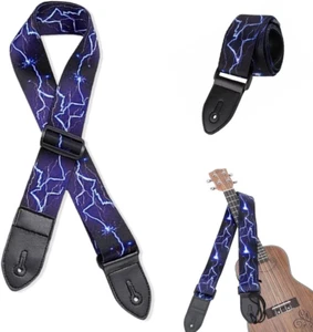 1 Pezzo Tracolla per Chitarra, Tracolla Elettrico Intrecciata Regolabile Tracoll - Foto 1 di 6