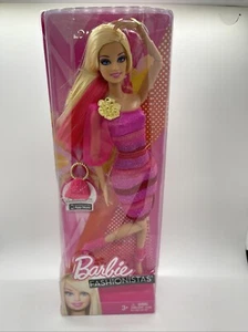 Barbie Fashionista X7868 Color Play 2012 Doll Pink Red C266 Never Removed - Picture 1 of 8