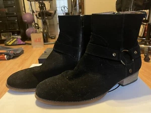Schwarze Stiefel Steve Madden Größe 9,0 One-Inch-Absatz - Bild 1 von 4