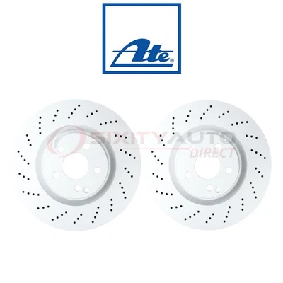 2 pc ATE Front Disc Brake Rotor for 2012-2015 Mercedes-Benz C250 - Braking en Foto 1 de 4