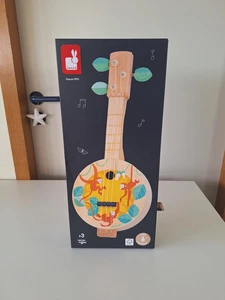 - Holz Banjo Kinder S Musikinstrument 3 Ersatzsaiten inklusive Imitat - Bild 1 von 8