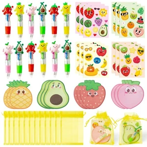Fruit Stationery Party Gift - 24 Pack Fruit Stationery Gifts Set Include 4-in... - Bild 1 von 6