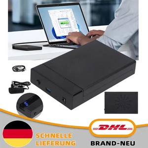 USB 3.0 Festplattengehäuse Externes Gehäuse Festplatte 2.5 / 3.5 - SATA SSD HDD - Bild 1 von 15