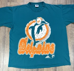 Miami Dolphins Apex One 1993 Single Stitch Shirt Größe XL Herren Vintage USA Made - Bild 1 von 14