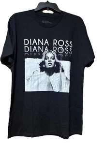 Diana Ross T Shirt Large Adult Short Sleeve 100% Cotton New - Picture 1 of 3