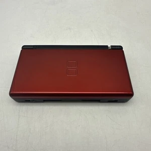 Tested/Works - Nintendo DS Lite Crimson Handheld System *Console only* - D - Picture 1 of 8