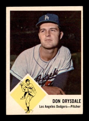 1963 Fleer #41 Don Drysdale VGEX X2989557 - Imagem 1 de 2