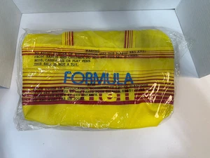 Raro De Colección - Bolso de Lona Shell Racing - Años 70 FORMULA SHELL 16" de Largo - Amarillo - Imagen 1 de 8