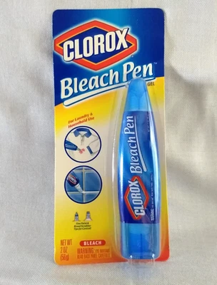 Clorox отбеливатель ручка гель винтажный 2002 двойной наконечник 2 унц новый запечатанный новый из старых запасов - Изображение 1 из 4