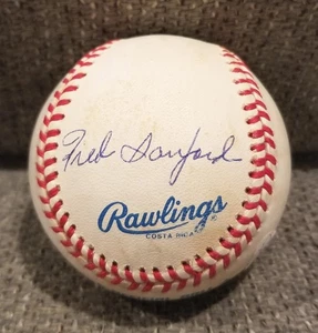 Fred Sanford signed handsigniert American League Baseball NY Yankees JSA COA - Bild 1 von 4