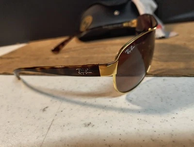 Ray Ban RB3386 001 13 Arista Pilot Herren Sonnenbrille - Bild 1 von 4