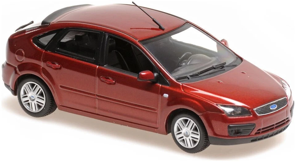 MINICHAMPS FORD FOCUS 2004 DARK RED METALLIC 1-43 SCALE 940084001 - Image 1 of 1