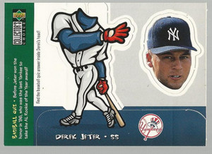 1998 Collector's Choice Baseball Mini Bobbing Heads #19 Derek Jeter