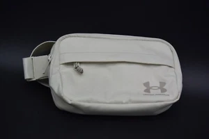 New Under Armour Unisex Waist Bag Crossbody 9" x 6" Beige - Picture 1 of 6