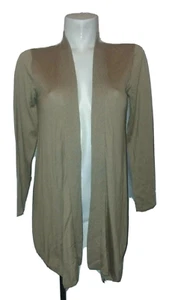 J. JILL Sweater Size XS Brown Poly Wool Nylon Open Front Long Sleeve Cardigan - Picture 1 of 4