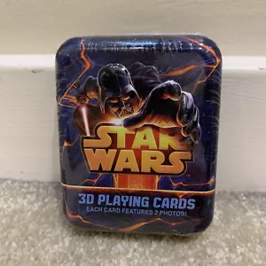 Cartas de juego Star Wars 3D 2 fotos por carta Vader Yoda Cartamundi 2013 NUEVO - Imagen 1 de 8