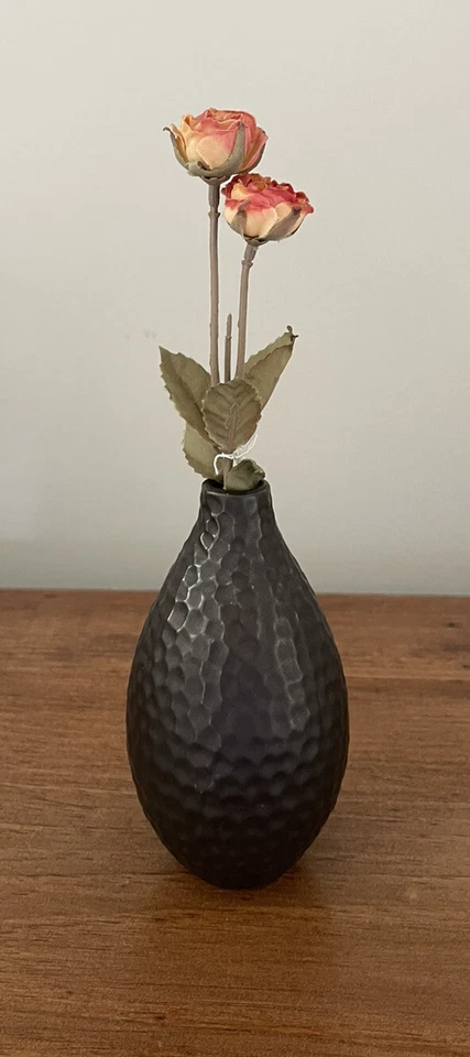 Vintage Neo-Noir Vase by Cyan Design 5 1/2” H Bud/weed Vase Modern/boho Design - Image 1 of 4