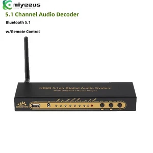 UD851B DTS Dolby AC3 Audio Decoder 5.1 Kanal Bluetooth DAC Unterstützung HDMI my23 - Bild 1 von 5