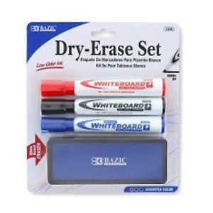 Dry Erase Marker - Assorted Color (Pack of 3) - 1 count only