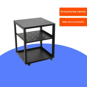 12 HE 19" Stahlrack Server Schrank Rollen Tischrack Netzwerk Rack Serverschrank - Bild 1 von 14