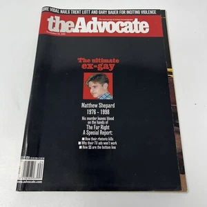 The Advocate Matthew Shepard Murder Gay Lesbian Magazine Nov. 24 1998 “ex-gay” - Picture 1 of 17