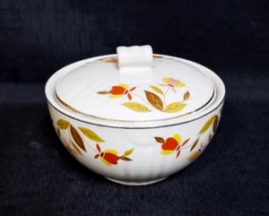 Vintage Hall Superior Jewel Homemakers Autumn Leaf Grease Drip Bowl w Lid - Picture 1 of 9