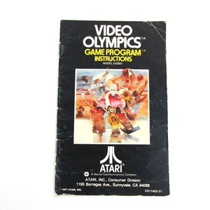 Video Olympics Atari 2600 manuel d'instructions uniquement - Photo 1/2