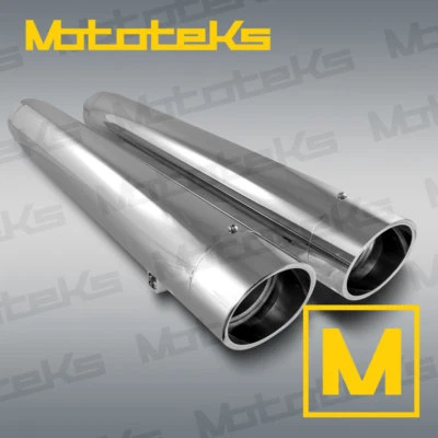 SILENCIADORES INDIOS SIN CORDONES PARA MODELOS INDIAN CHIEF ROADMASTER CRUISER BAGGER Foto 1 de 4