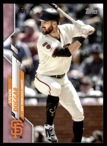 2020 TOPPS MINI PINK /25 Steven Duggar San Francisco Giants #472 - Picture 1 of 2