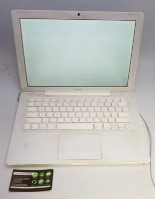 Apple MacBook A1181 13.3" Laptop MA700LL/A 2006 Core 2 Duo @2GHz 256MB RAM NO HD - Image 1 of 4