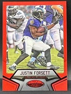 2016 Panini Certified #38 Justin Forsett Baltimore Ravens /99 Mirror Red - Picture 1 of 2
