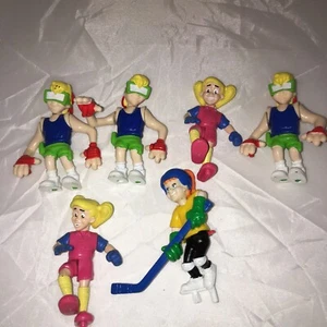 Lote de 6 figuras Burger King Kids Club Gang, BOOMER Girl, Kid Vid - Imagen 1 de 5