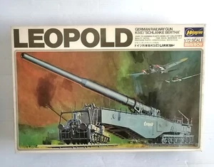 HASEGAWA 1/72 RAILWAY GUN LEOPOLD NO.28 KIT MONTAGGIO - Picture 1 of 2