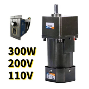 AC Motor Adapter Electric 300W Motor Gear Box Variable Speed Controller 220V110V - Picture 1 of 11