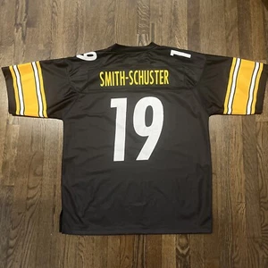 Pittsburgh Steelers Jersey Mens Large Smith-Schuster Black Pro Line - Picture 1 of 8