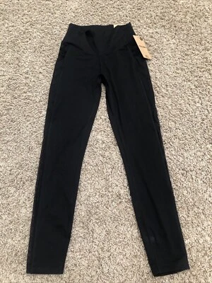 PINK Victoria’s Secret Ultimate High Waist 7/8 Ankle Legging Black XS NWT Tags - Image 1 of 4
