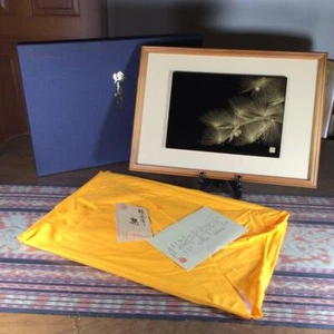 Lackgemälde von Minoru Yasumura, Wajima-Nuri Mark bemalt Holzschnitt  - Bild 1 von 5