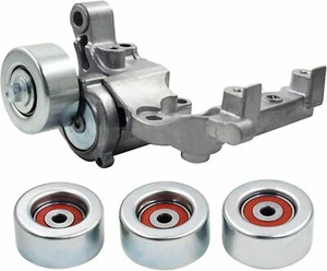 Drive Belt Tensioner with 3 Pulley Kit Replacement for Toyota Tacoma Tundra 4... - Picture 1 of 5