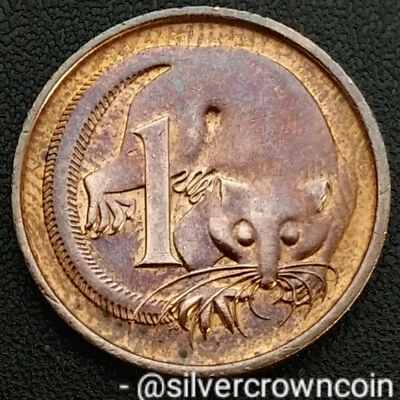Australia 🇦🇺 1 Cent 1981. KM#62. One Penny coin. Feather-tailed Glider. Animal - Image 1 of 4