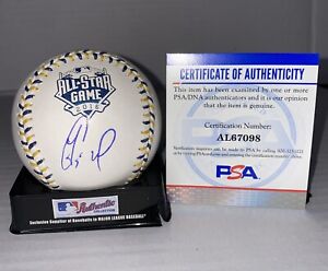 YOENIS CESPEDES signed autographed 2016 All-Star baseball (TIGERS, METS) COA PSA