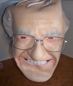 NEW Amscan Old Man Leader Halloween Mask with attached glasses - Picture 1 of 2
