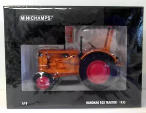 Trattore Minichamps scala 1/18 109 153072 - 1953 Hanomag R28 - arancione - Foto 1 di 3