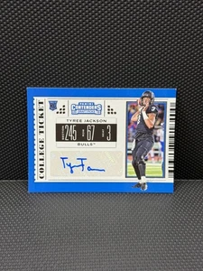 2019 Panini Contenders Draft Tyree Jackson College Ticket RC Auto #137 Buffalo - Bild 1 von 2